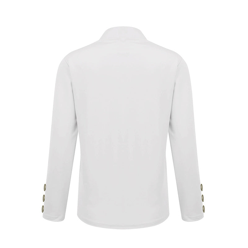 Plus Size Women's Solid Color Long Sleeve Blazer - Button Cuff Sport Coat Comfortable For Work & Casual Wear - Vanturea