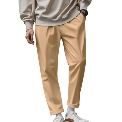 Men's Trousers With Pockets Casual Loose Comfortable Quick-drying Waist-tied Pants - Vanturea